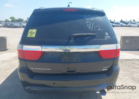 2013 Dodge Durango Crew from USA, damaged, VIN 1C4RDHDG4DC650990